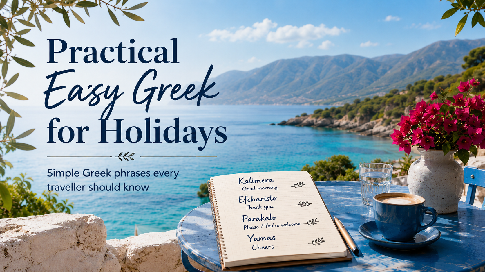 Practical Easy Greek for Holidays: Simple Greek Phrases Every Traveller Should Know