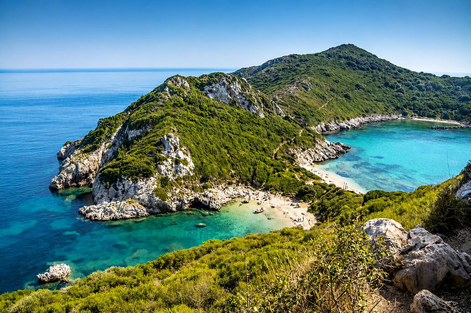 Afionas &amp; Porto Timoni Corfu Guide: Double Beach, Sunset Views, Restaurants &amp; Things To Do