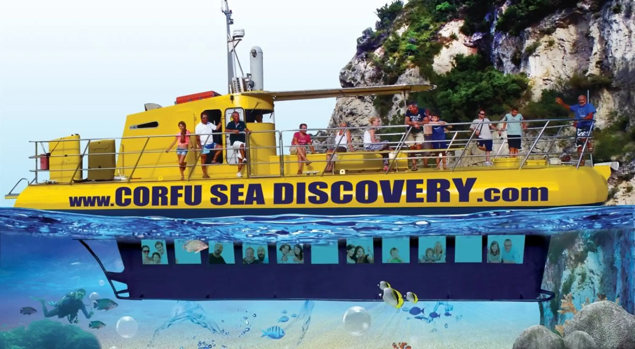 Corfu Underwater Cruise in Paleokastritsa: A Fun Family-Friendly Boat Trip in Corfu