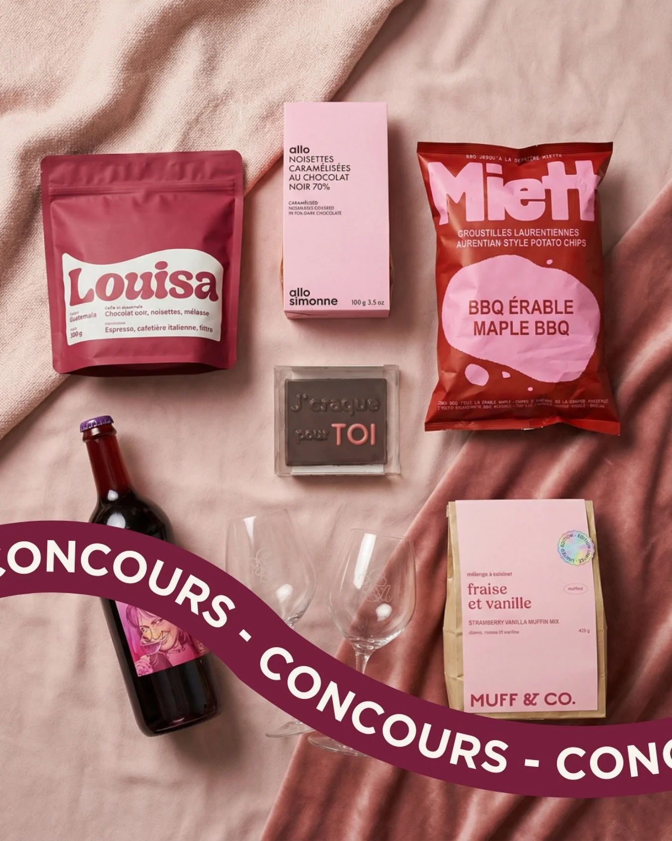 💕💕 Concours &ndash; La f&ecirc;te de l&rsquo;amour chez Louisa 💕💕
Courez la chance de gagner un paquet cadeau d&rsquo;une valeur de 135 $, parfait pour c&eacute;l&eacute;brer l&rsquo;amour 💕 
- Un sac de caf&eacute; Louisa 300 g
- Une bouteille 