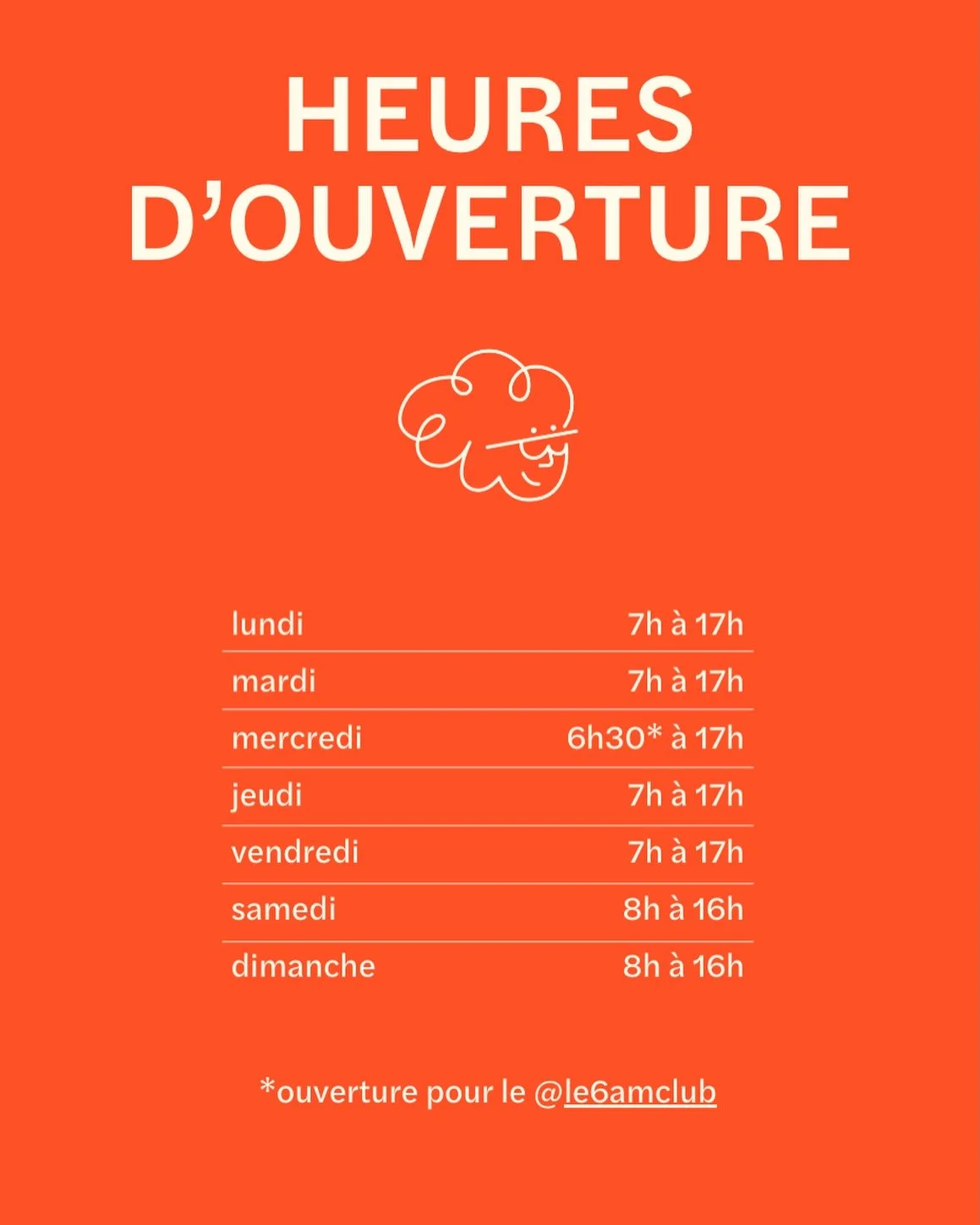 Voici quand venir nous voir ☕️