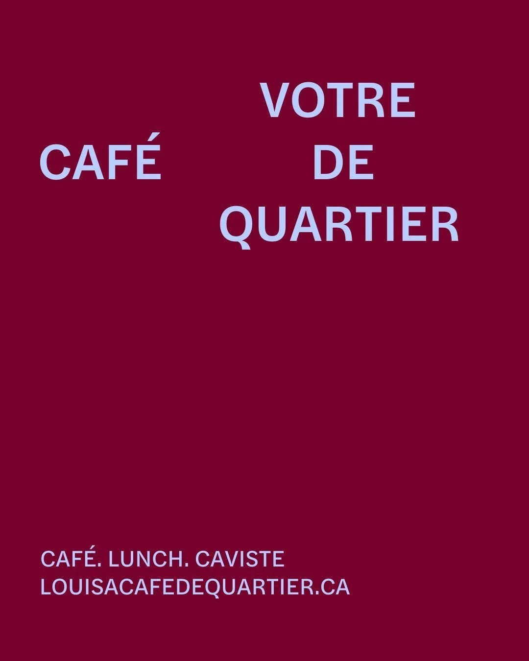 Votre caf&eacute; de quartier, comme toujours. On vous attend ☕️ 😊
