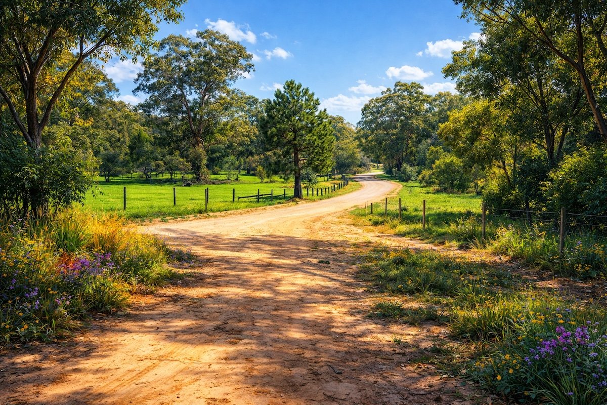 A COUNTRY LANE  SOUTHERN NSW- A1 A2 A3
