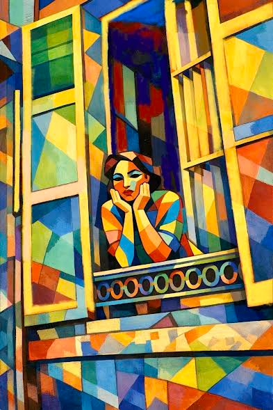 A Woman In Thought-Fine Art Print