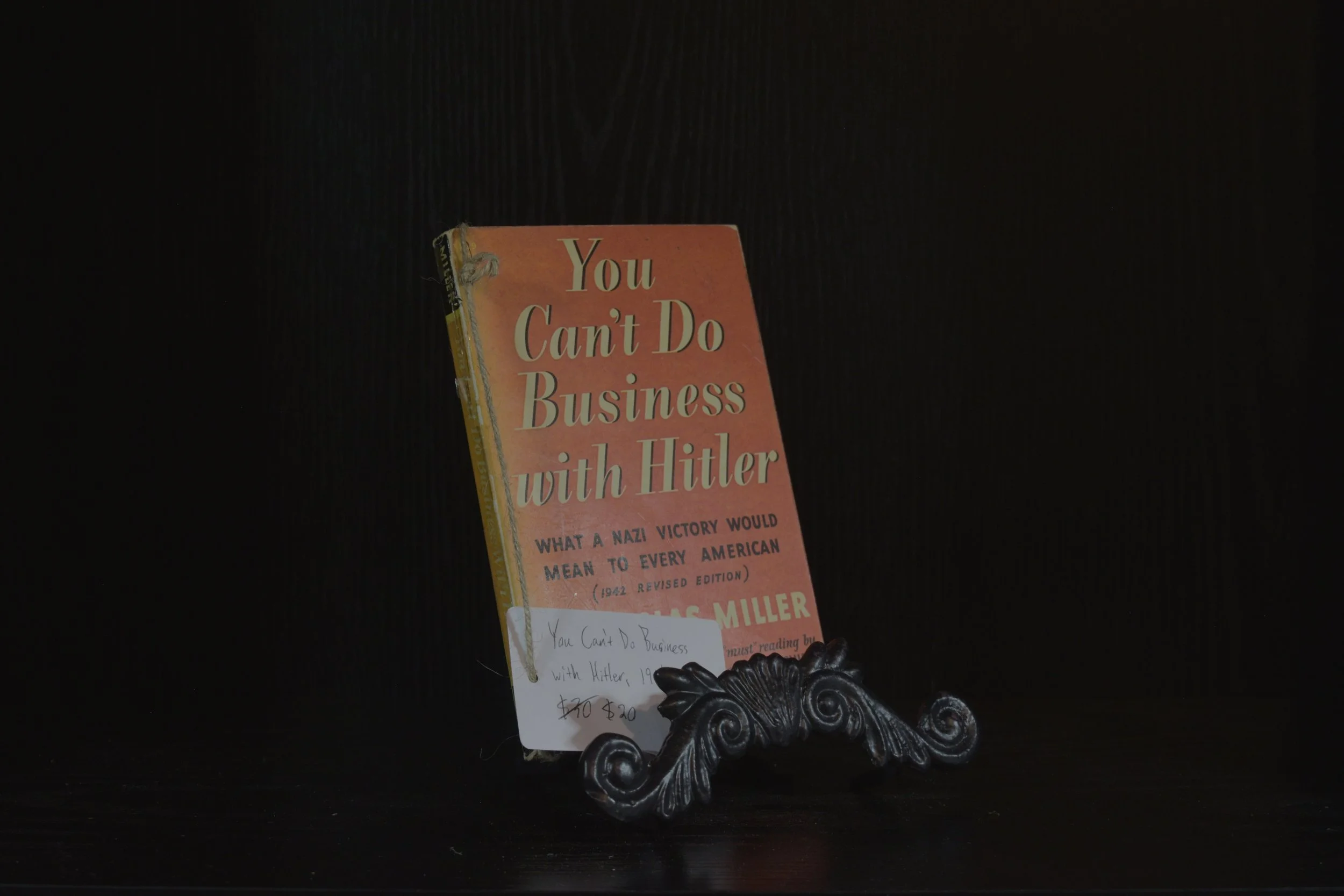 You Can't Do Business with Hitler