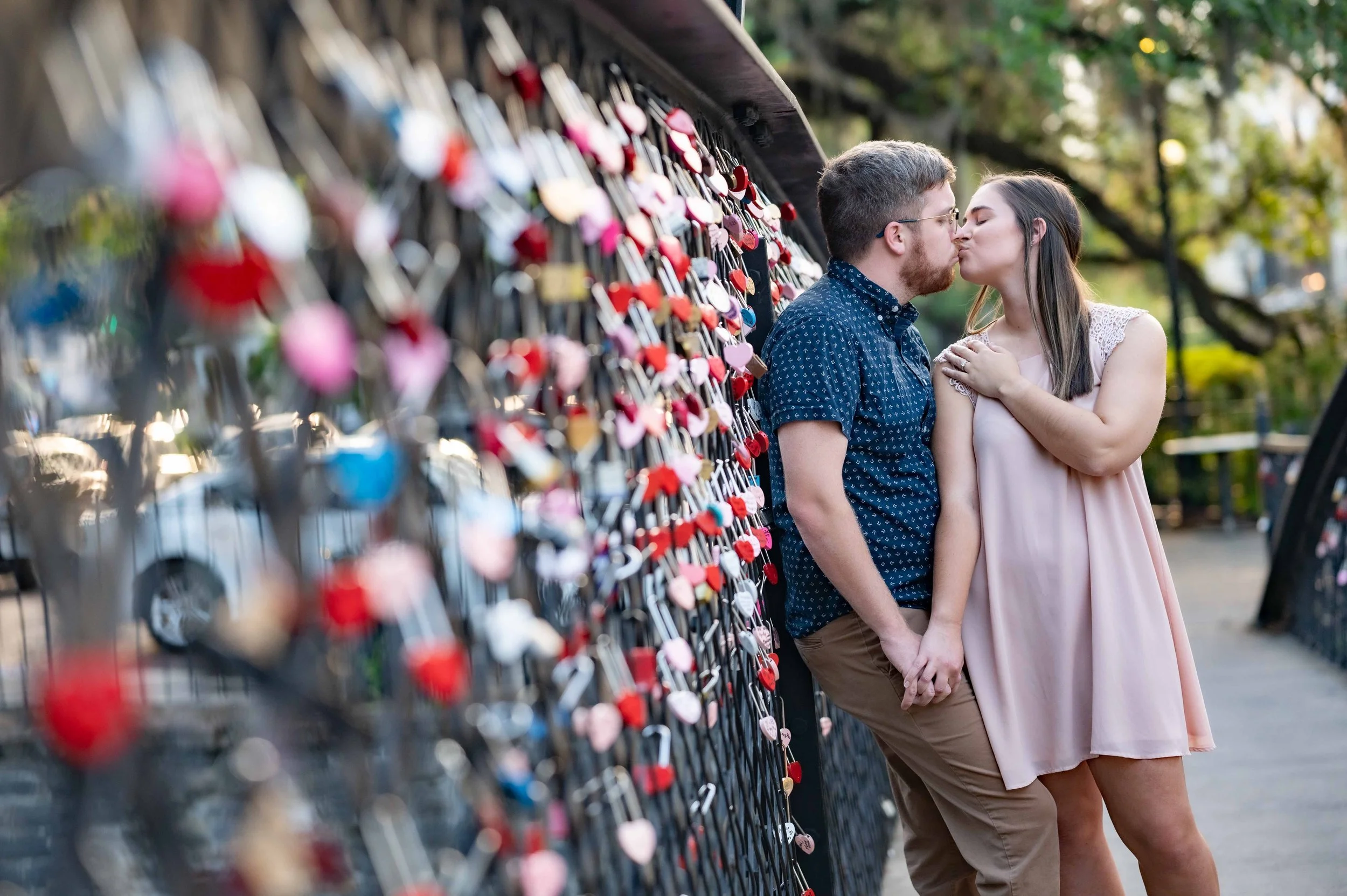Exploring the Charming Love Lock Bridge in Savannah, Georgia