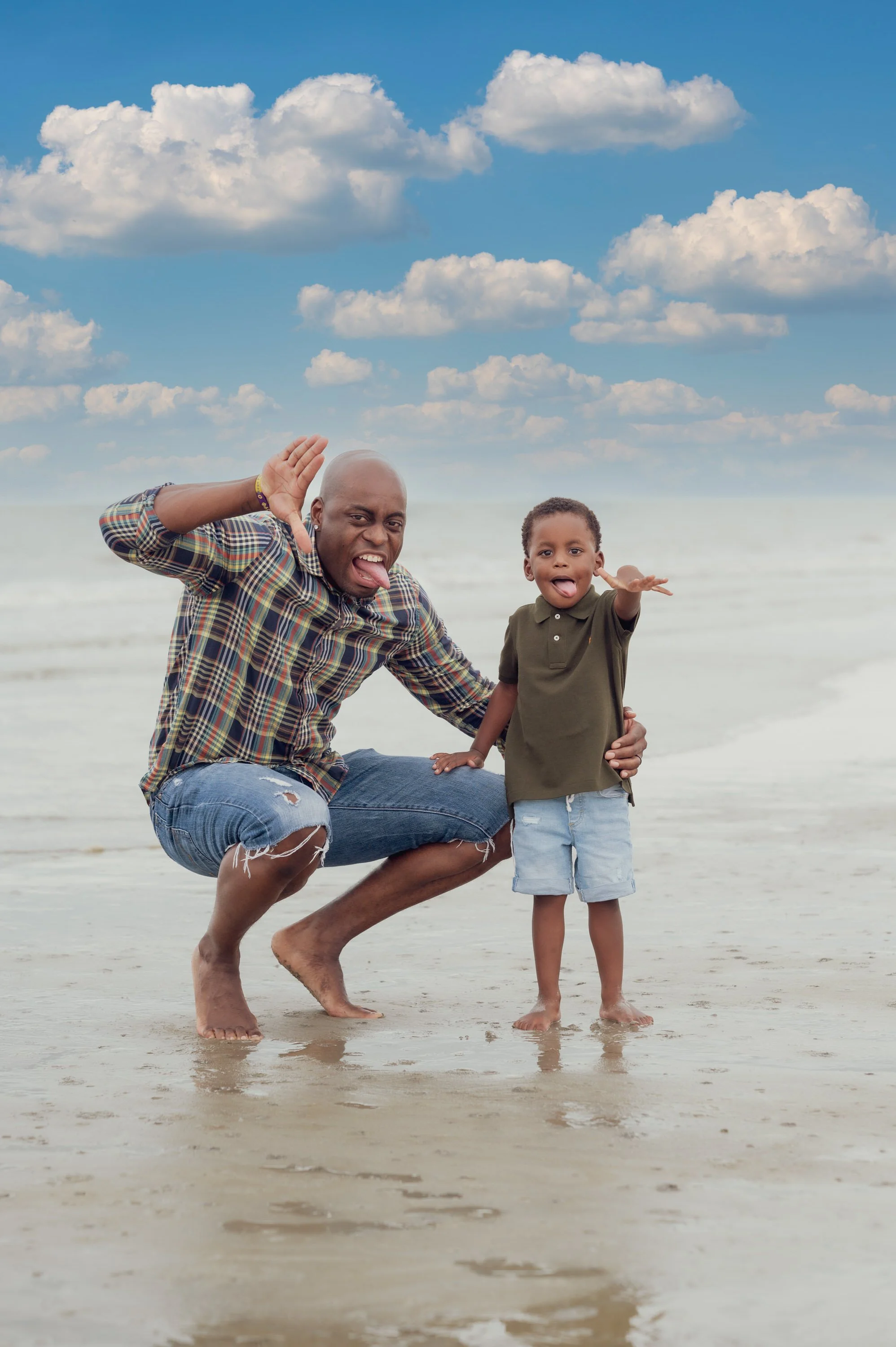Hilton Head Island Maternity Session with the Family on the Beach