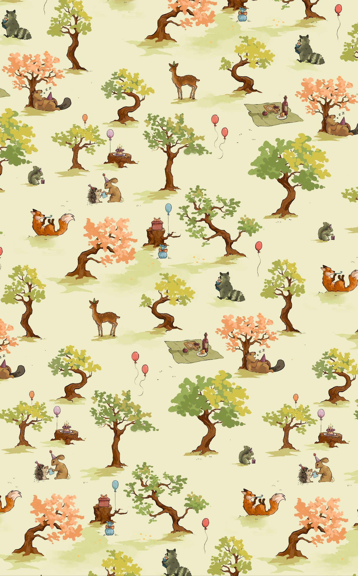 Baby Birthday Wrapping paper