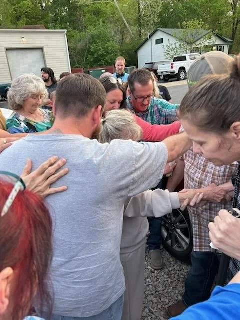 praying over car recipient