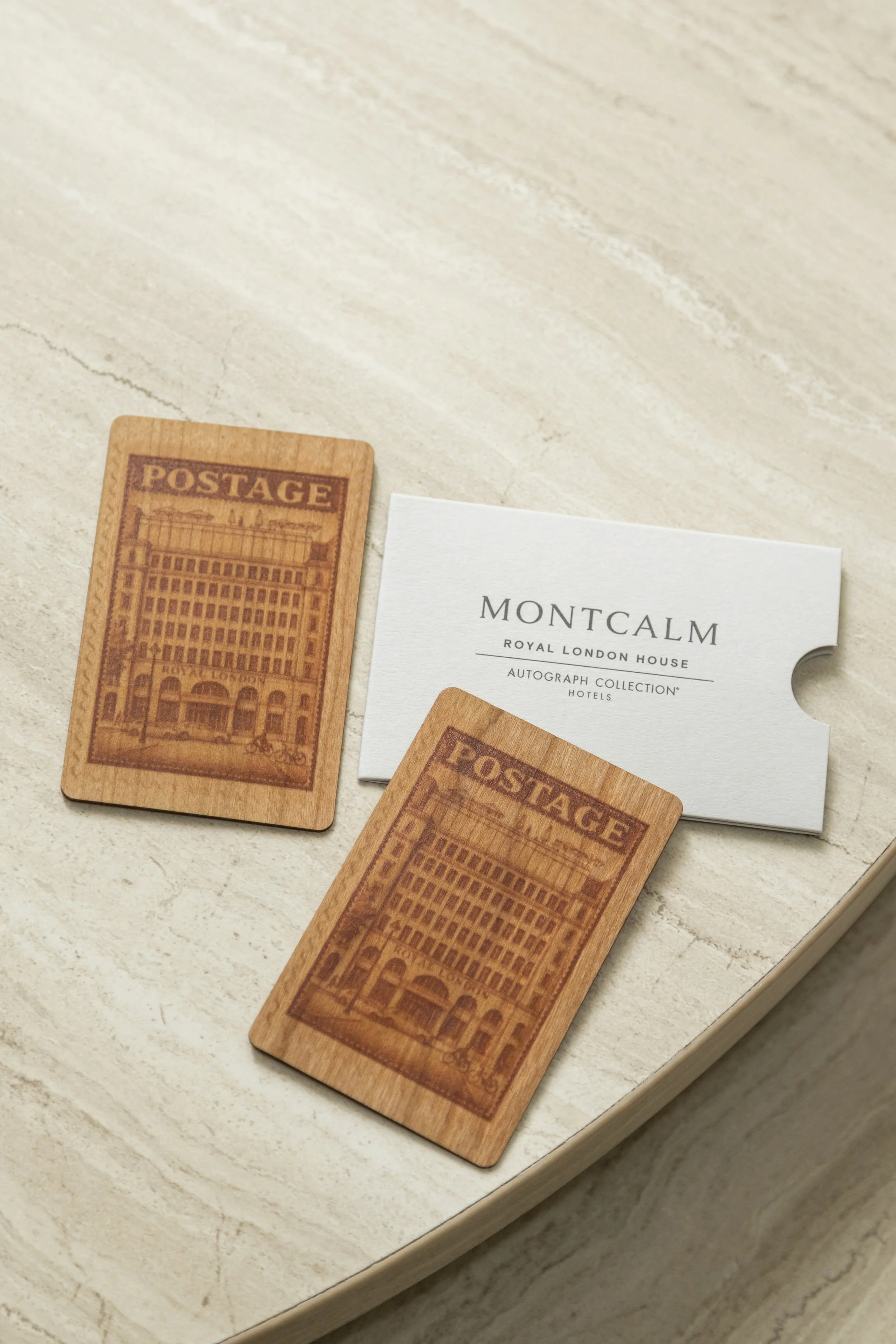 Hotel photography wooden keycards by Elina Pasok - Elina in Focus