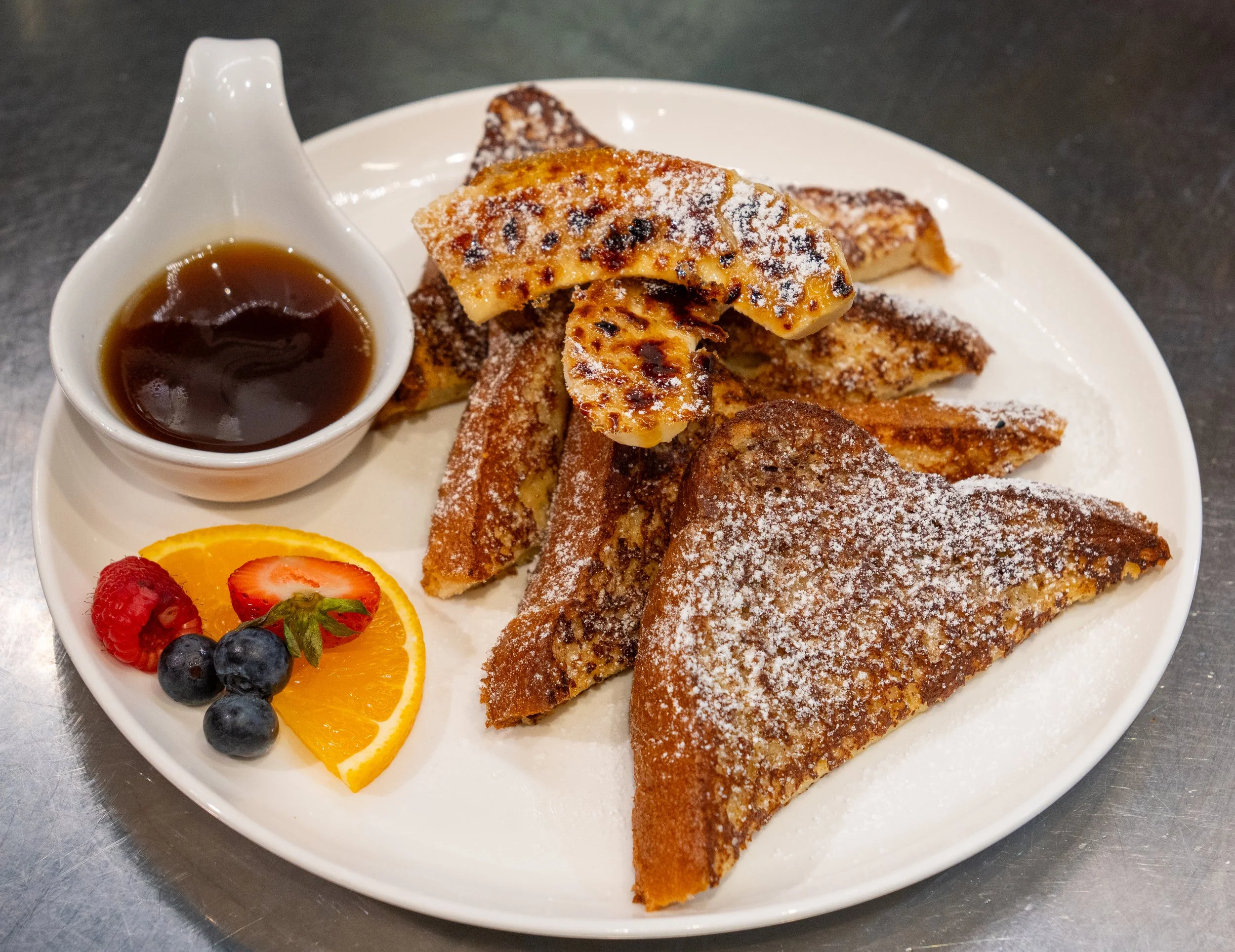Banana Brûlée French Toast 
