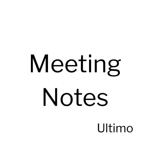 Ultimo's Meeting Notes Template