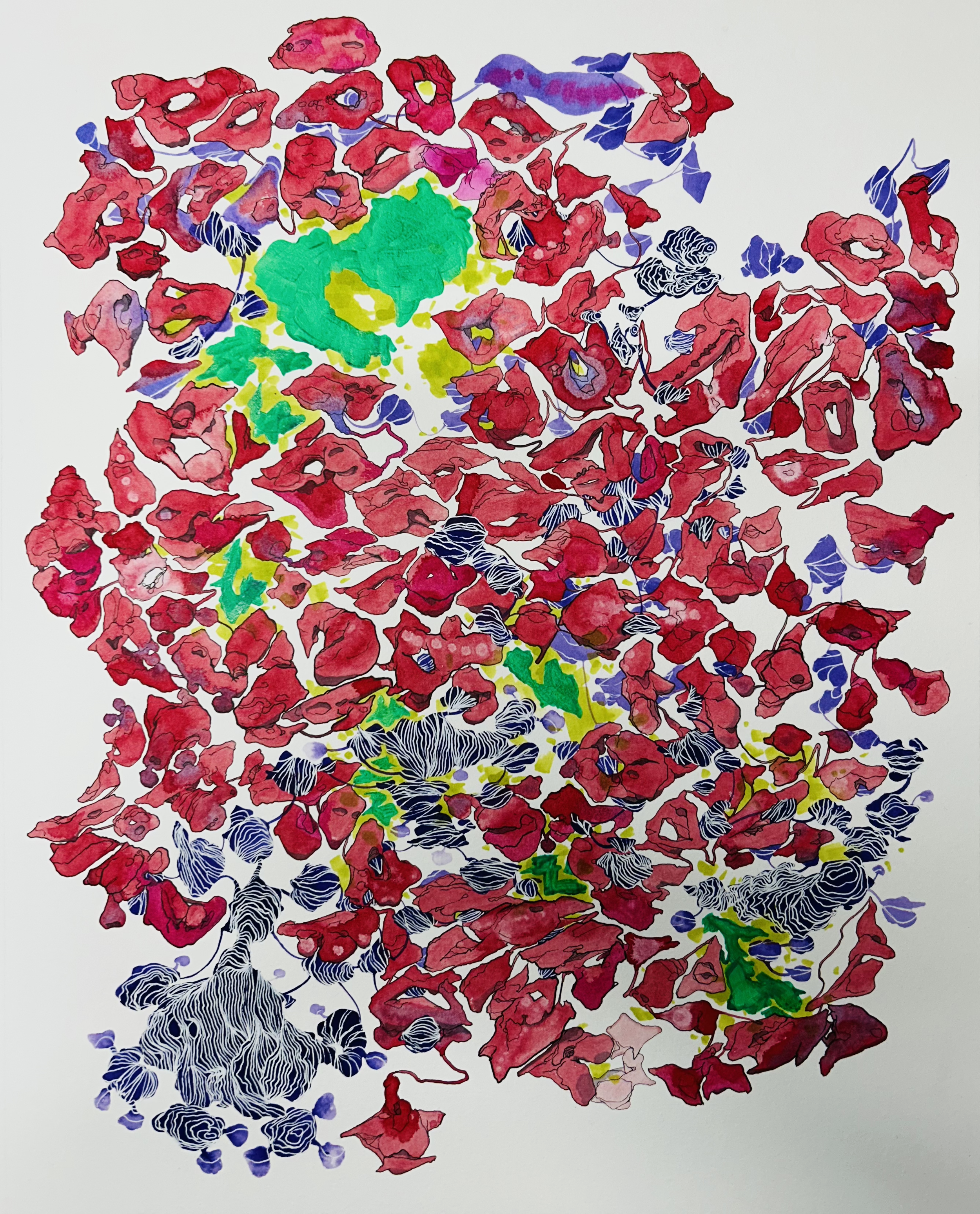 God Of Wine | 20 x 16 | Mixed media on watercolor paper \\

Contact for pricing