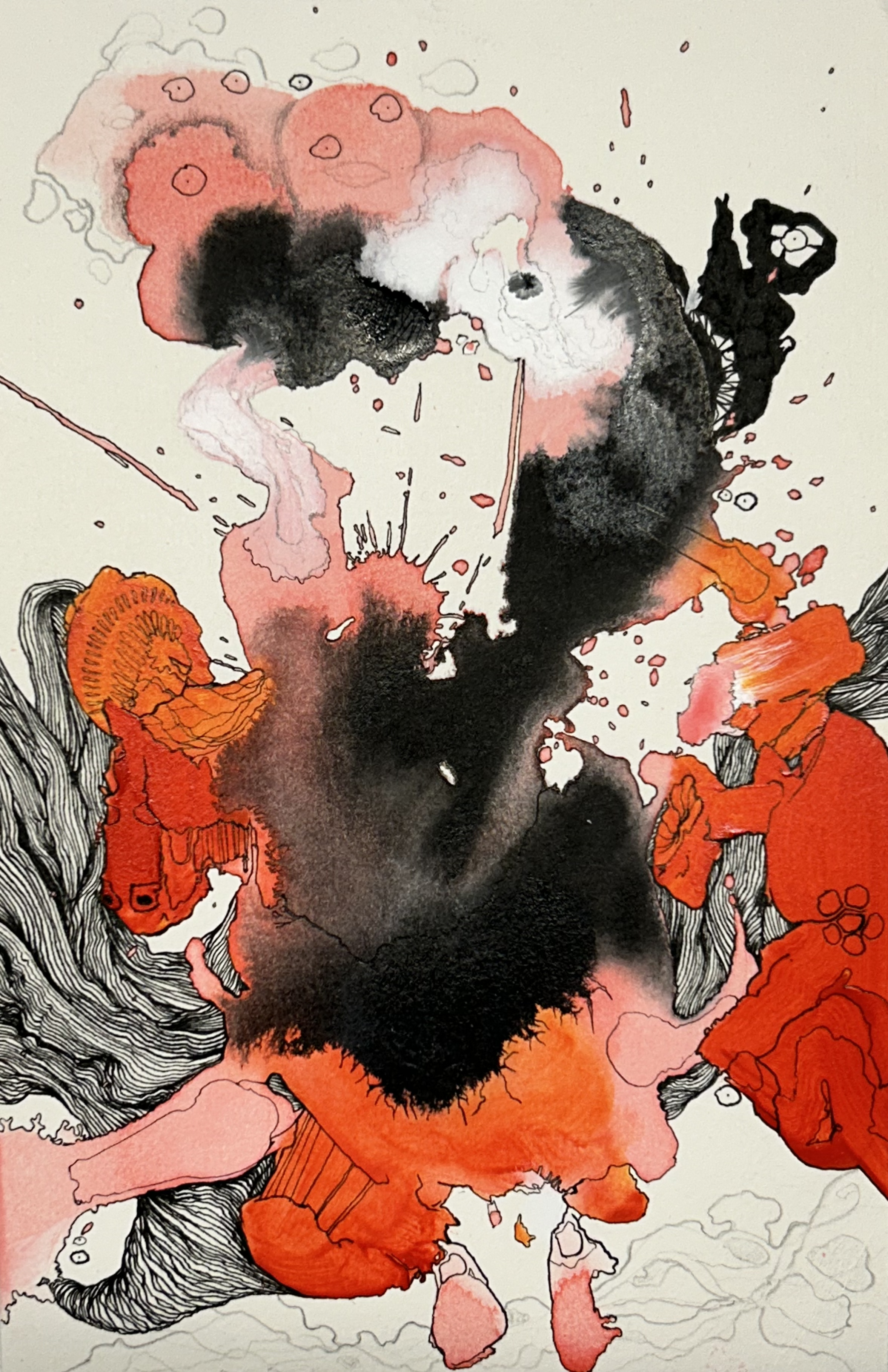 Icarus | 8 x 5 | Acrylic, ink and graphite on watercolor paper \\

Contact for pricing
