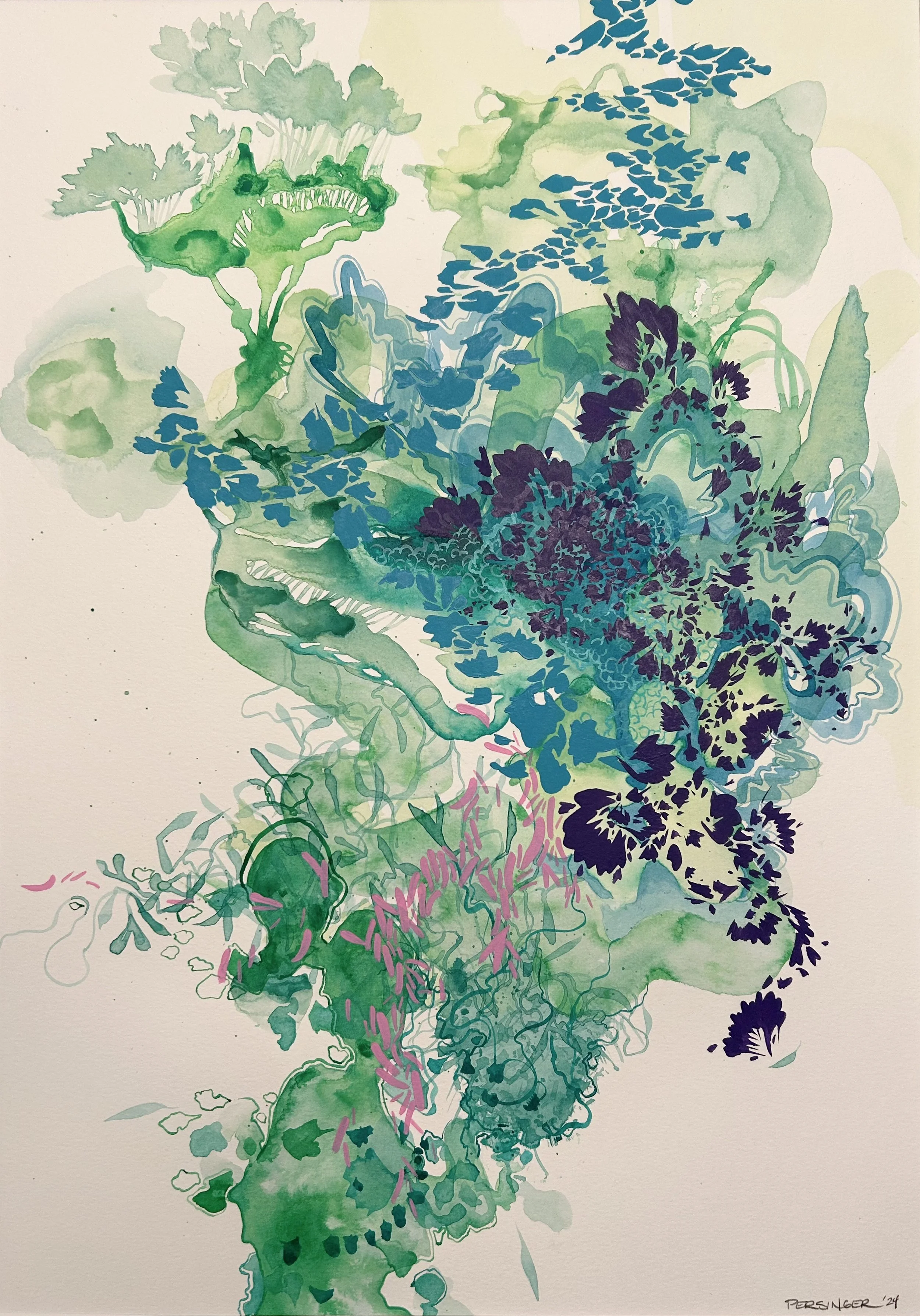 Super Stalk | 22.5 x 16 | Acrylic on watercolor paper \\

Contact for pricing
