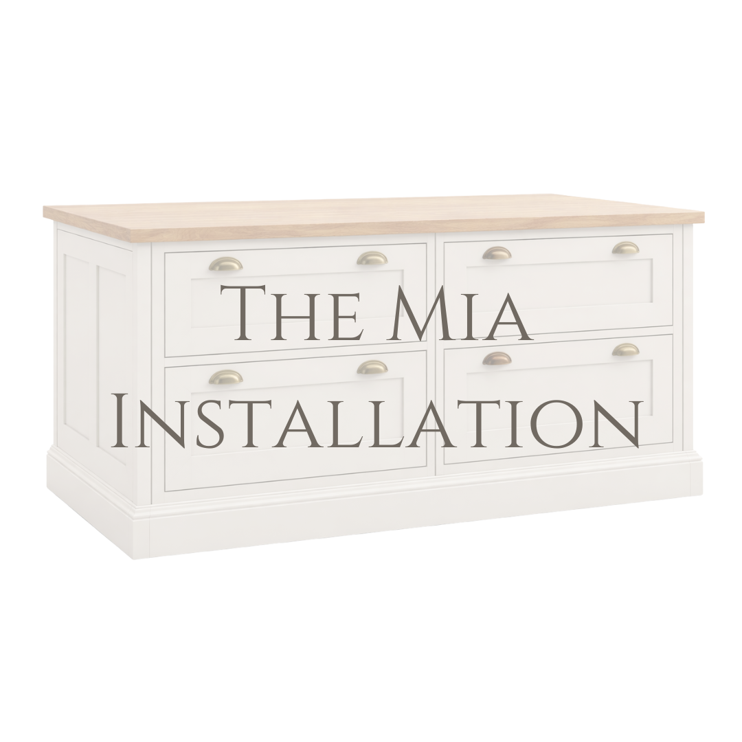 Professional Installation – The Mia Kitchen Island