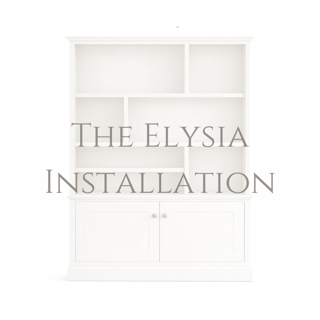 Professional Installation – The Elysia Shelving
