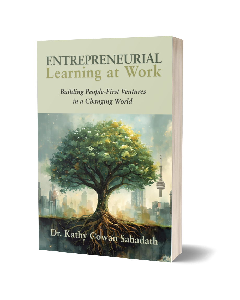 Book cover of Entrepreneurial Learning at Work by Kathy Cowan Sahadath
