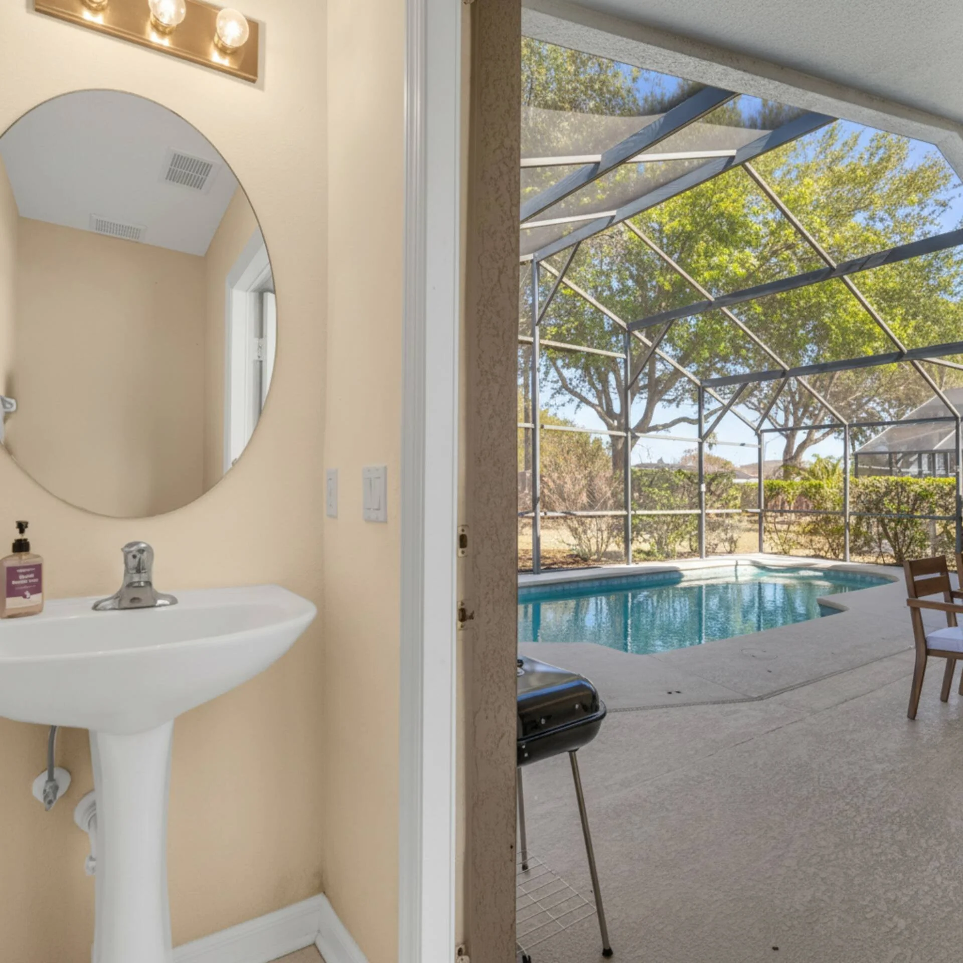 Outdoor Pool Bathroom