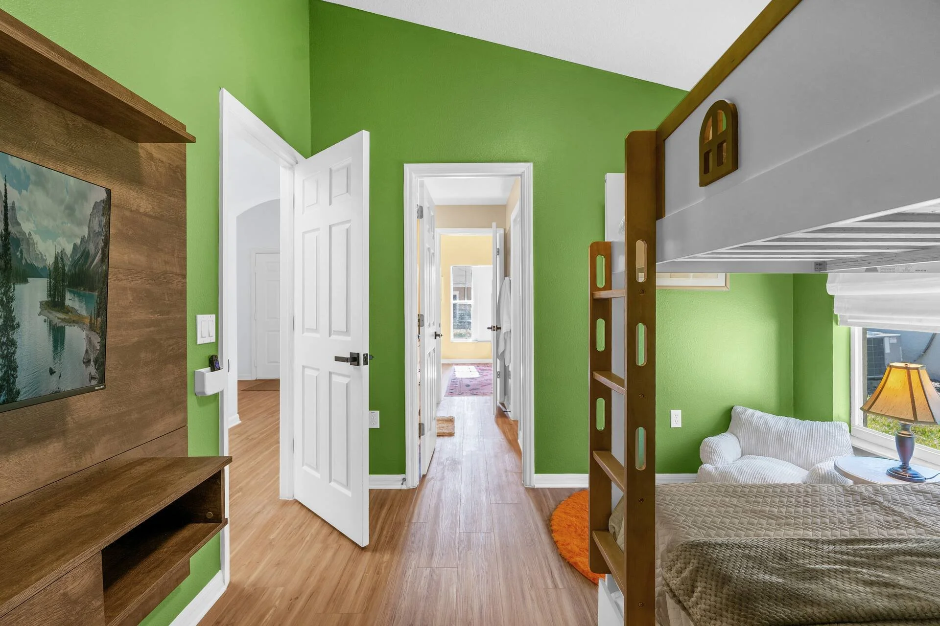 Green Bunkroom
