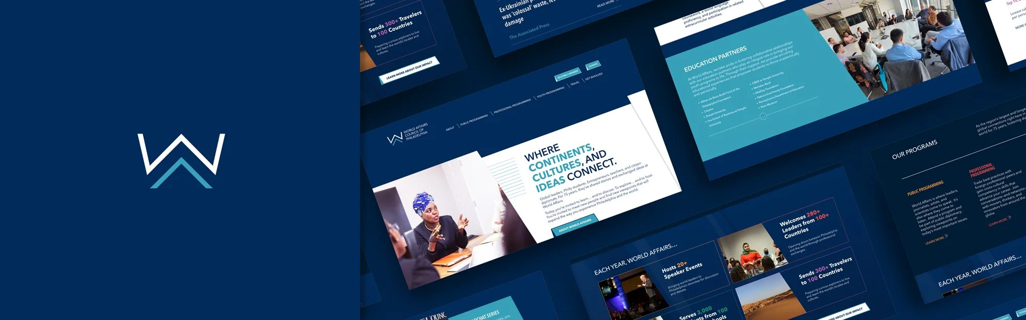 Merging two orgs and 75 years into one new brand identity and website