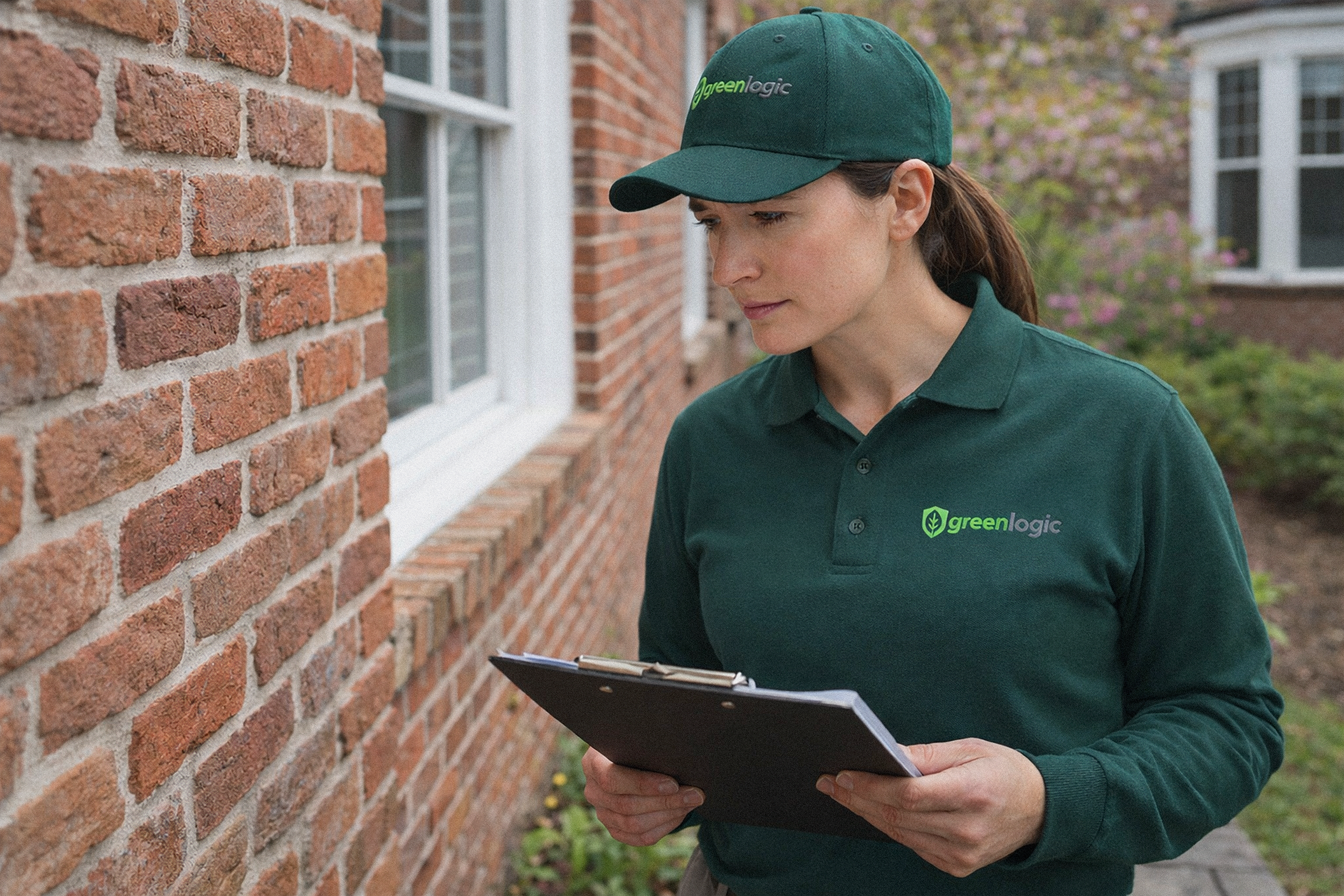 Greenlogic Service Pro Performs Inspection at Residential Pest Control Service in Massachusetts