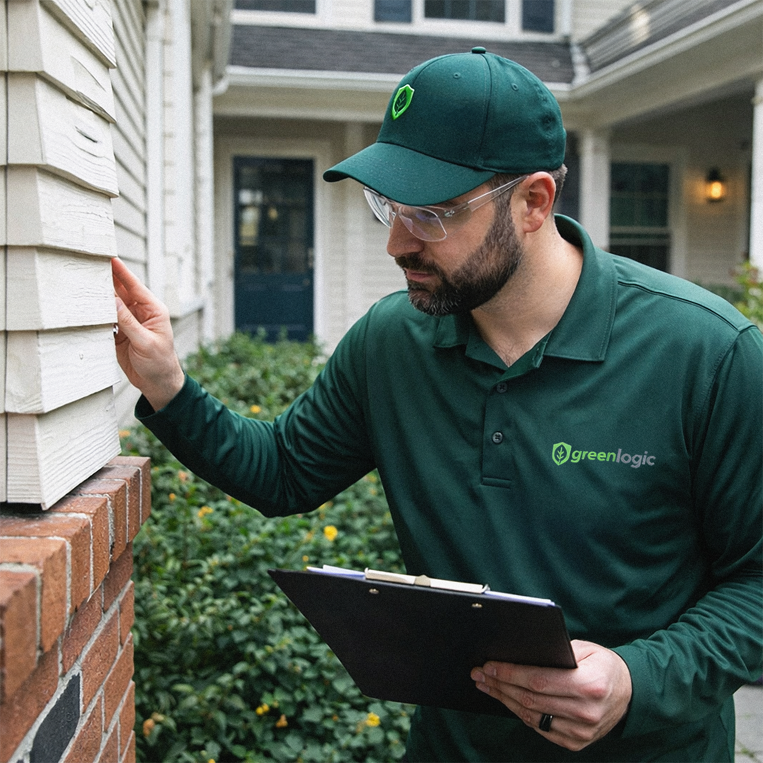 Greenlogic Service Pro Inspects Home in Boston Suburb