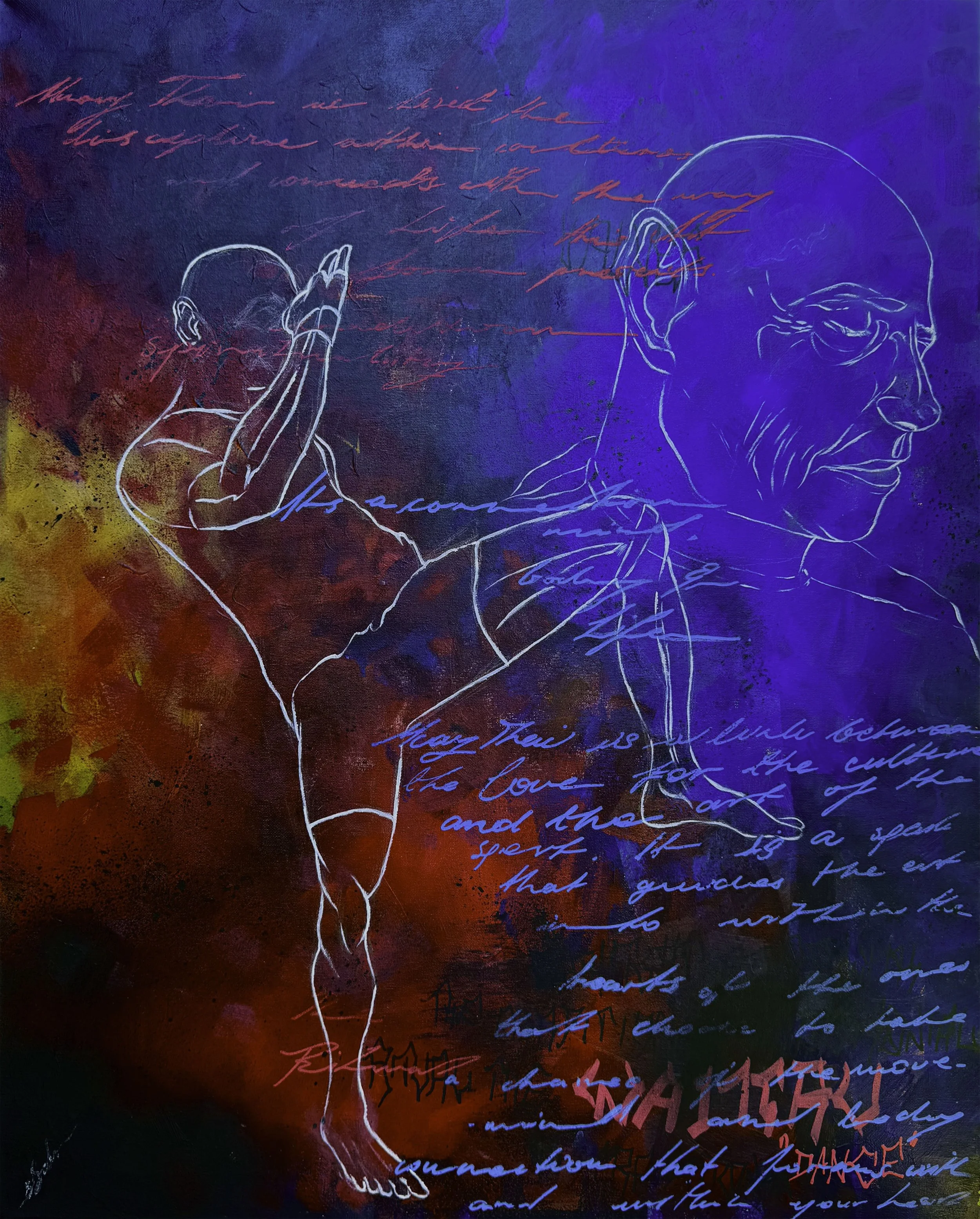 "The Words of Muay" Print