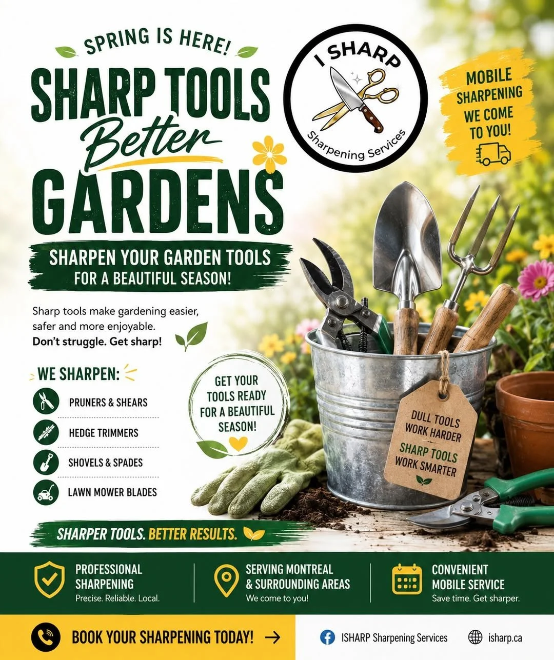 Mobile Tool Sharpening Montreal