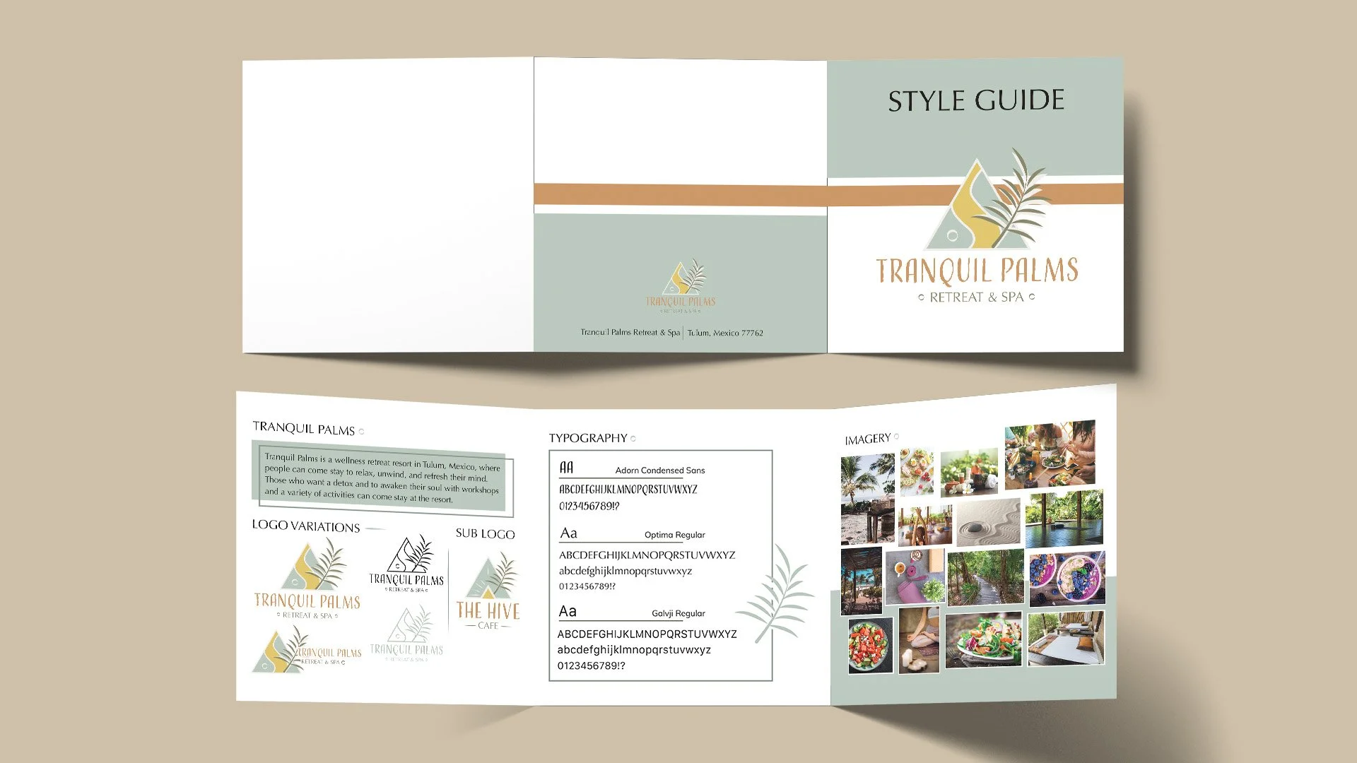 style guide wellness retreat print design graphic design guidelines