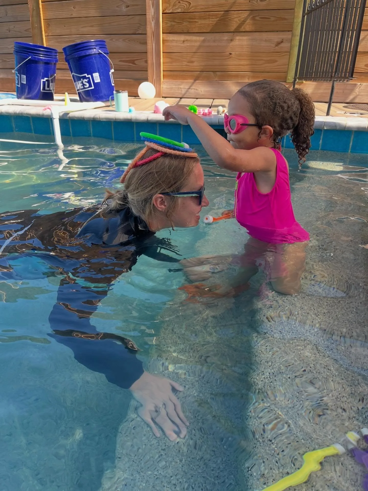 Today&rsquo;s instructor training was simply magical watching the tears and nerves subside and the confidence creep in for multiple kids. Sometimes sending littles to the steps gives them a means to hightail it out of the pool and back to their peopl