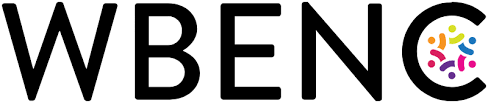 WBENC logo featuring black text and a colorful circular design