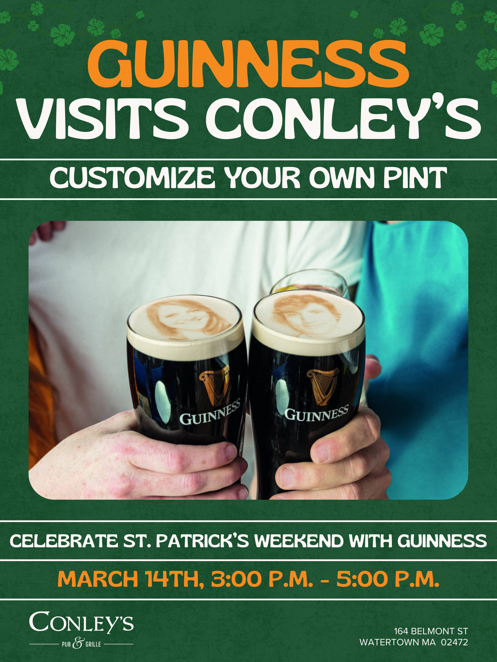 Guinness Visits Conley's