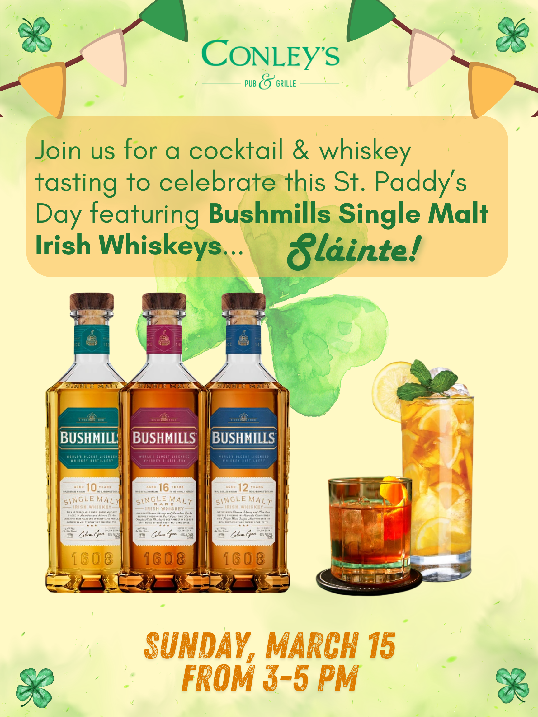 Bushmills Visits Conley's