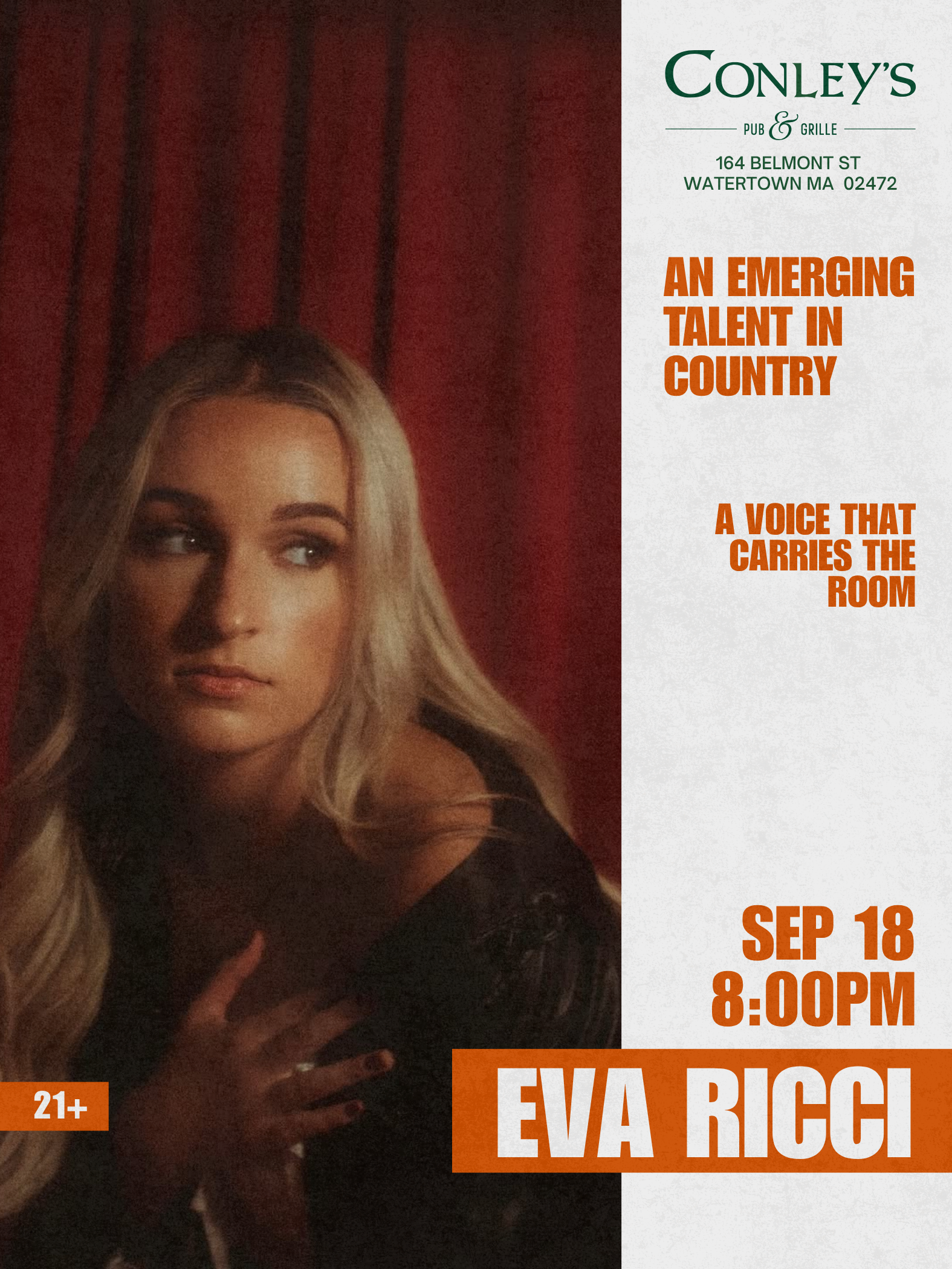 Eva Ricci Live @ Conley's