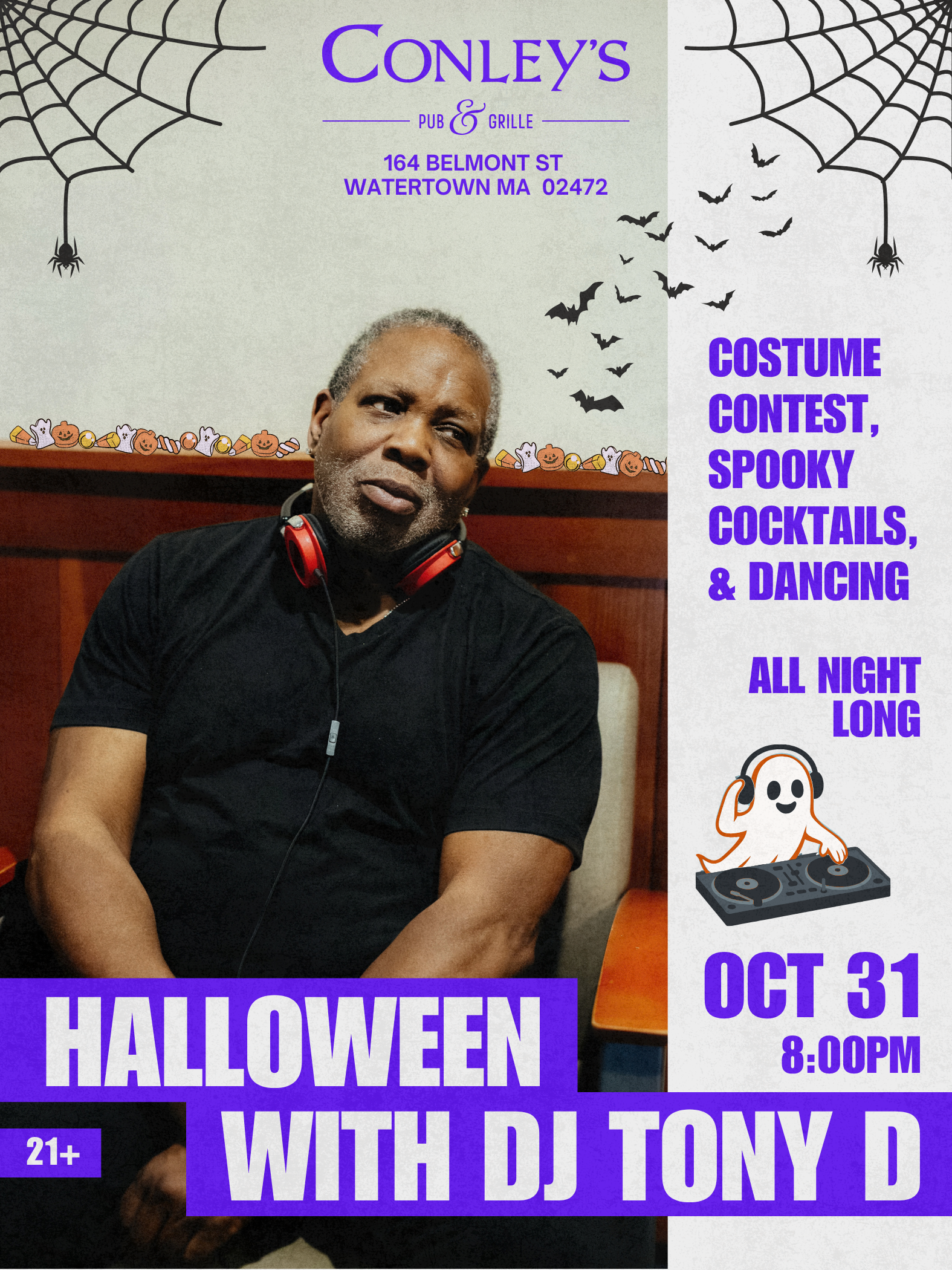Halloween w/ DJ Tony D @ Conley’s