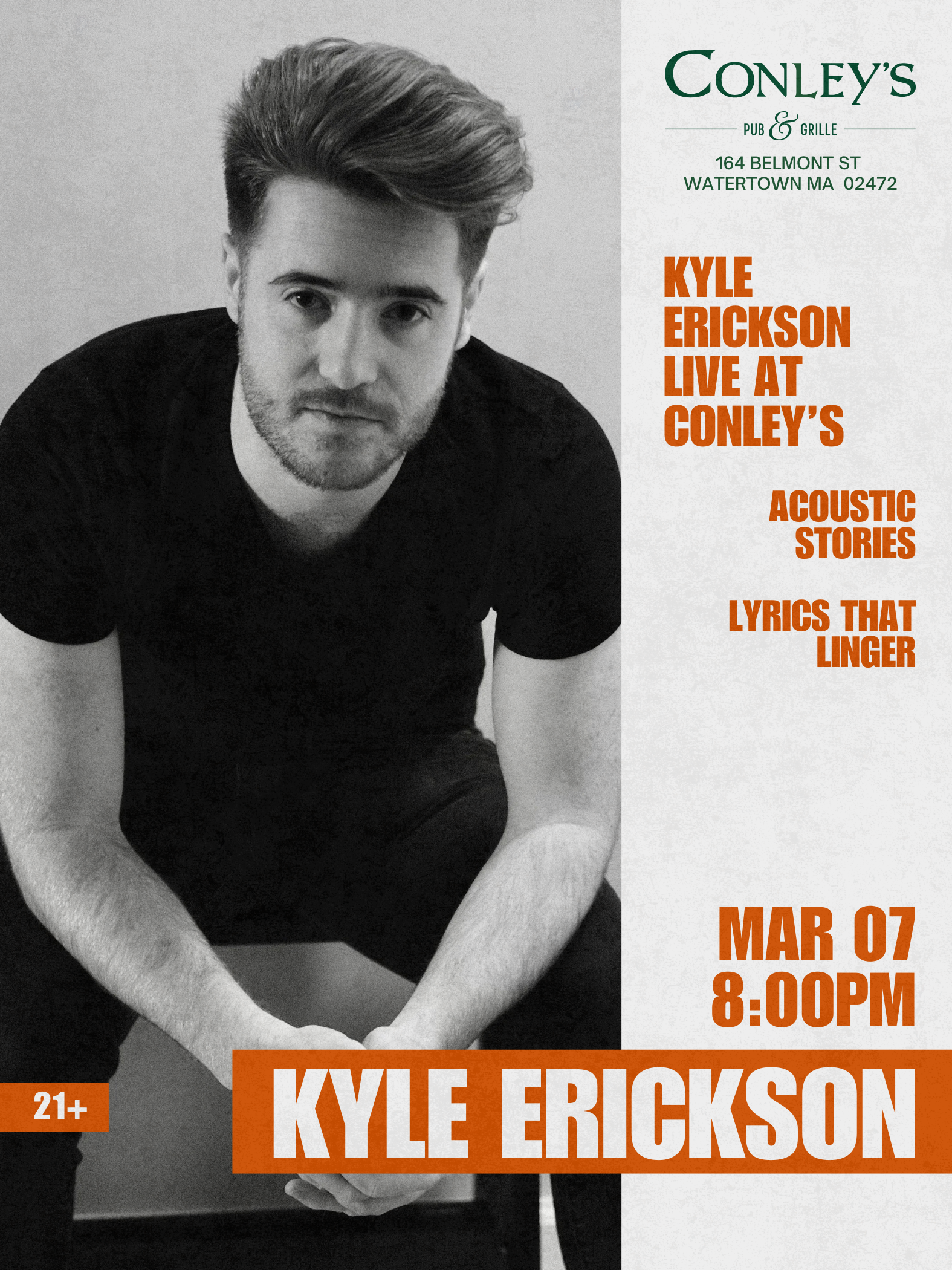 Kyle Erickson Live @ Conley's — Conley's Pub & Grille (Copy)