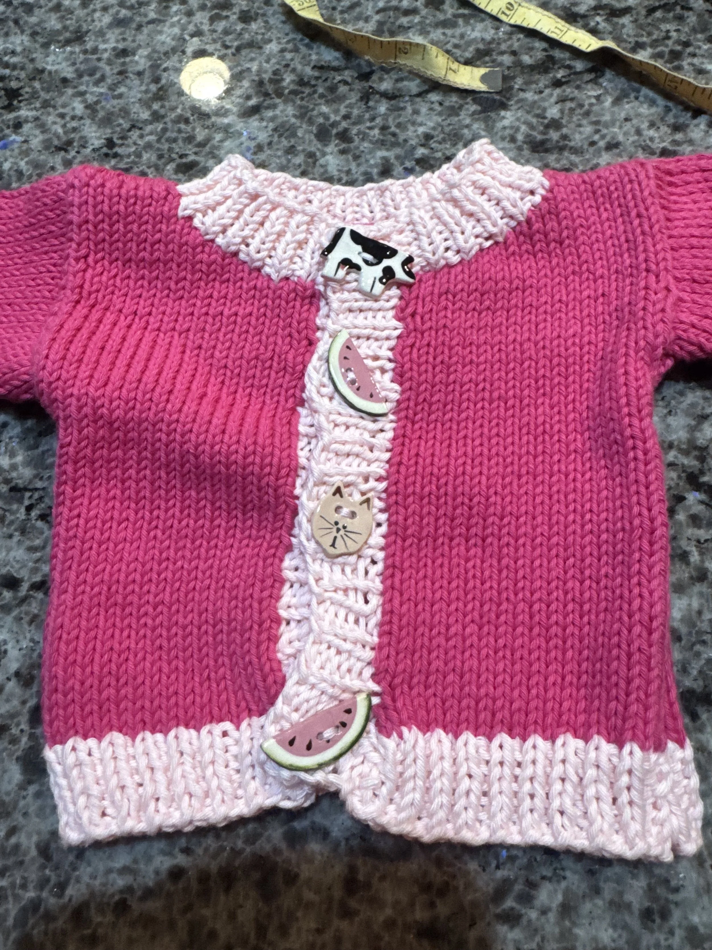 Pink Cardigan - Newborn