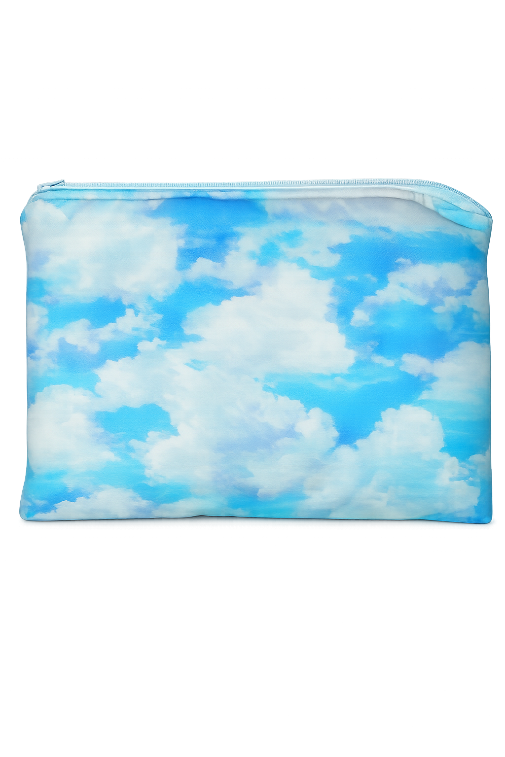 Cloud Print Zipper Pouch
