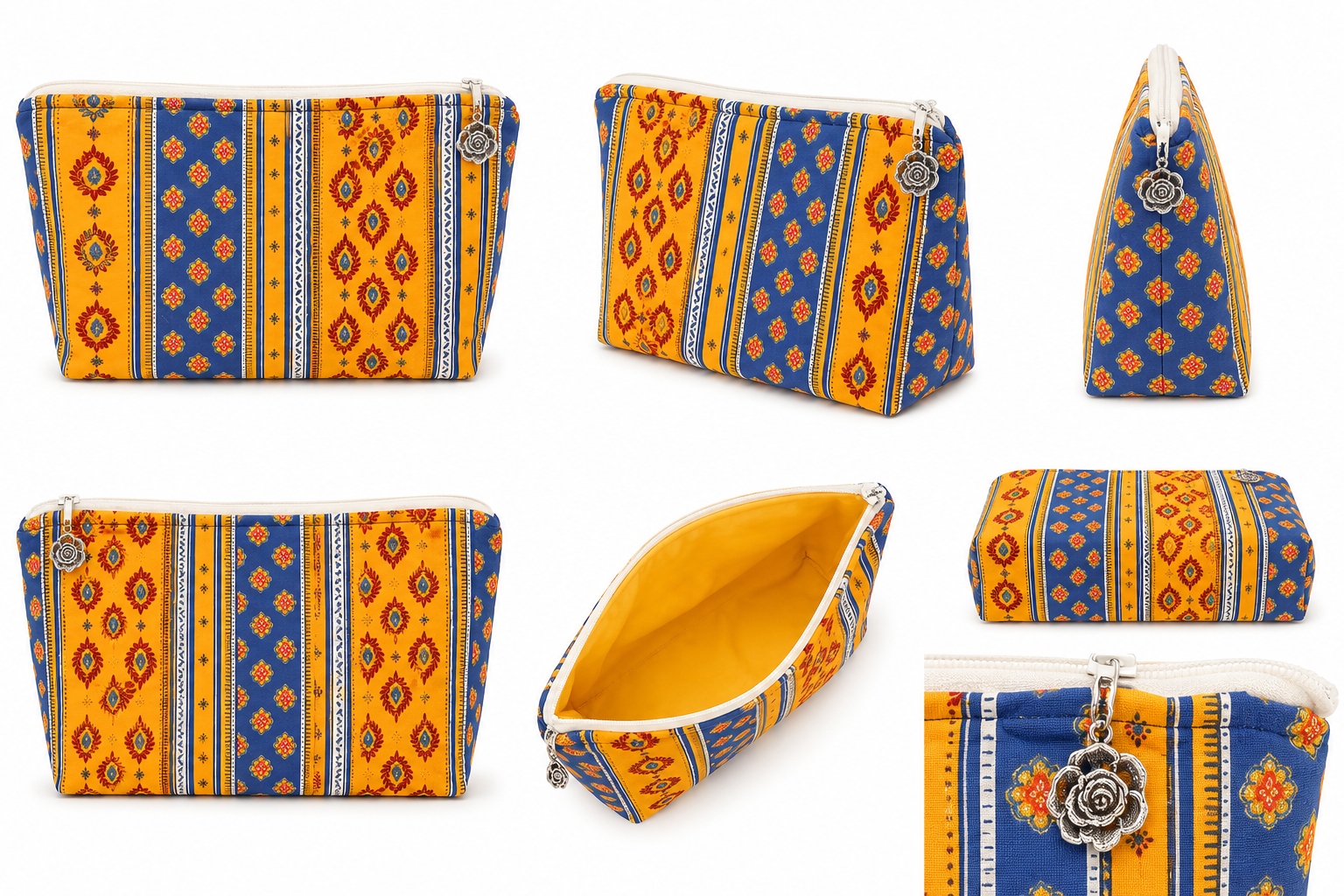 Provençal Print Cosmetic Pouch