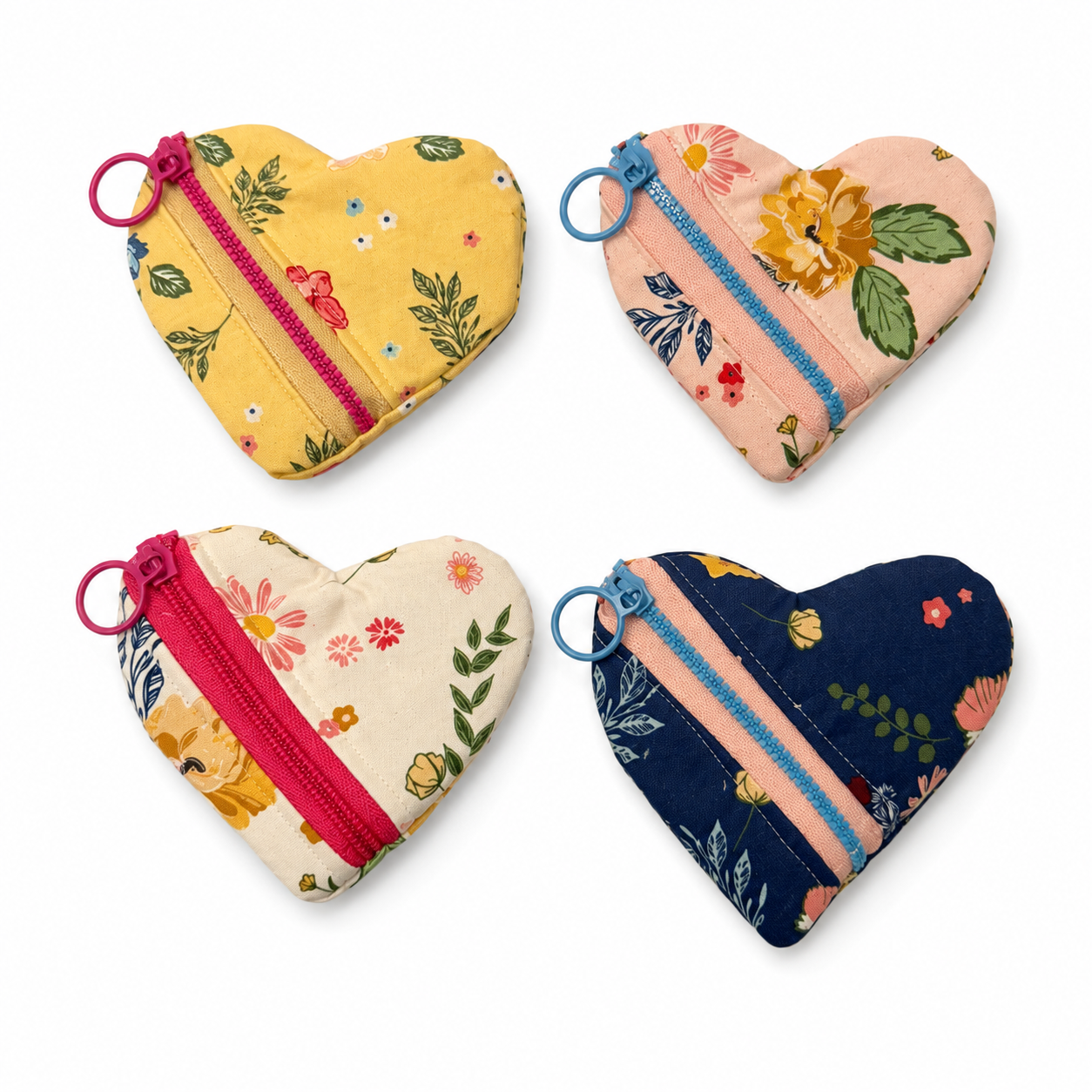 Heart Zipper Pouch - Small