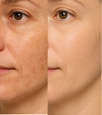 The perfect peel before/after