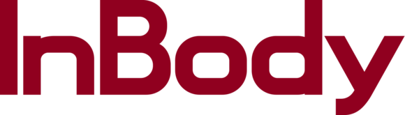 Close-up of the logo with the word 'inBody' in bold, burgundy text.