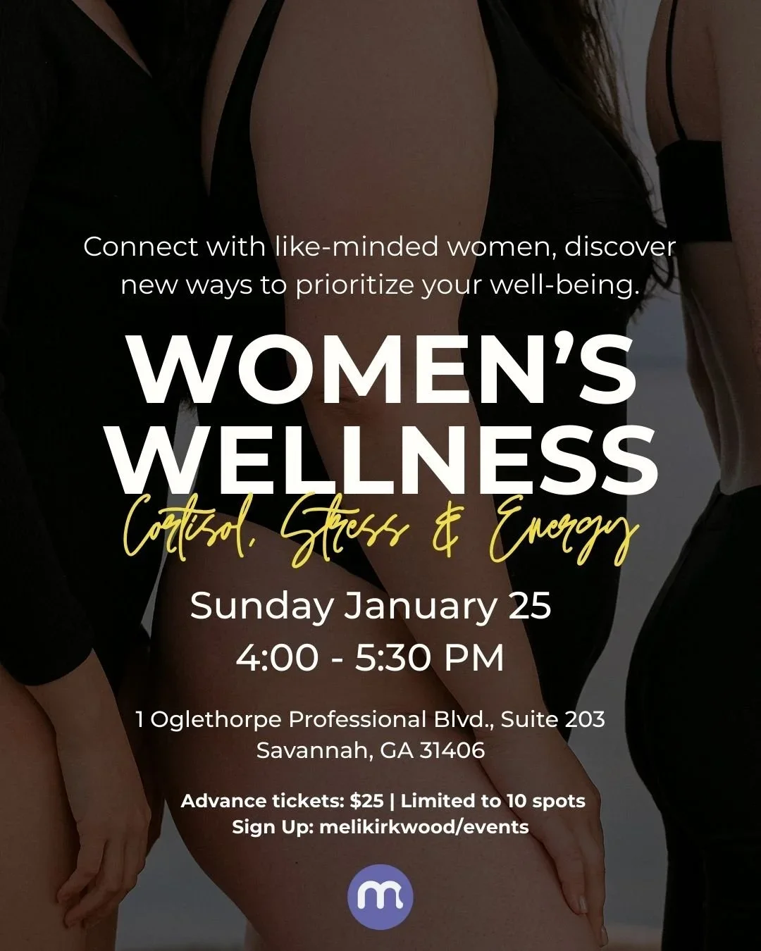 (IN-PERSON) Women’s Wellness Reset: Cortisol, Stress Hormones, and Energy