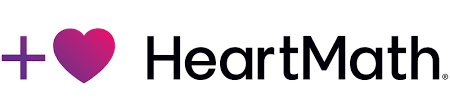 HeartMath logo with a purple plus sign and heart icon