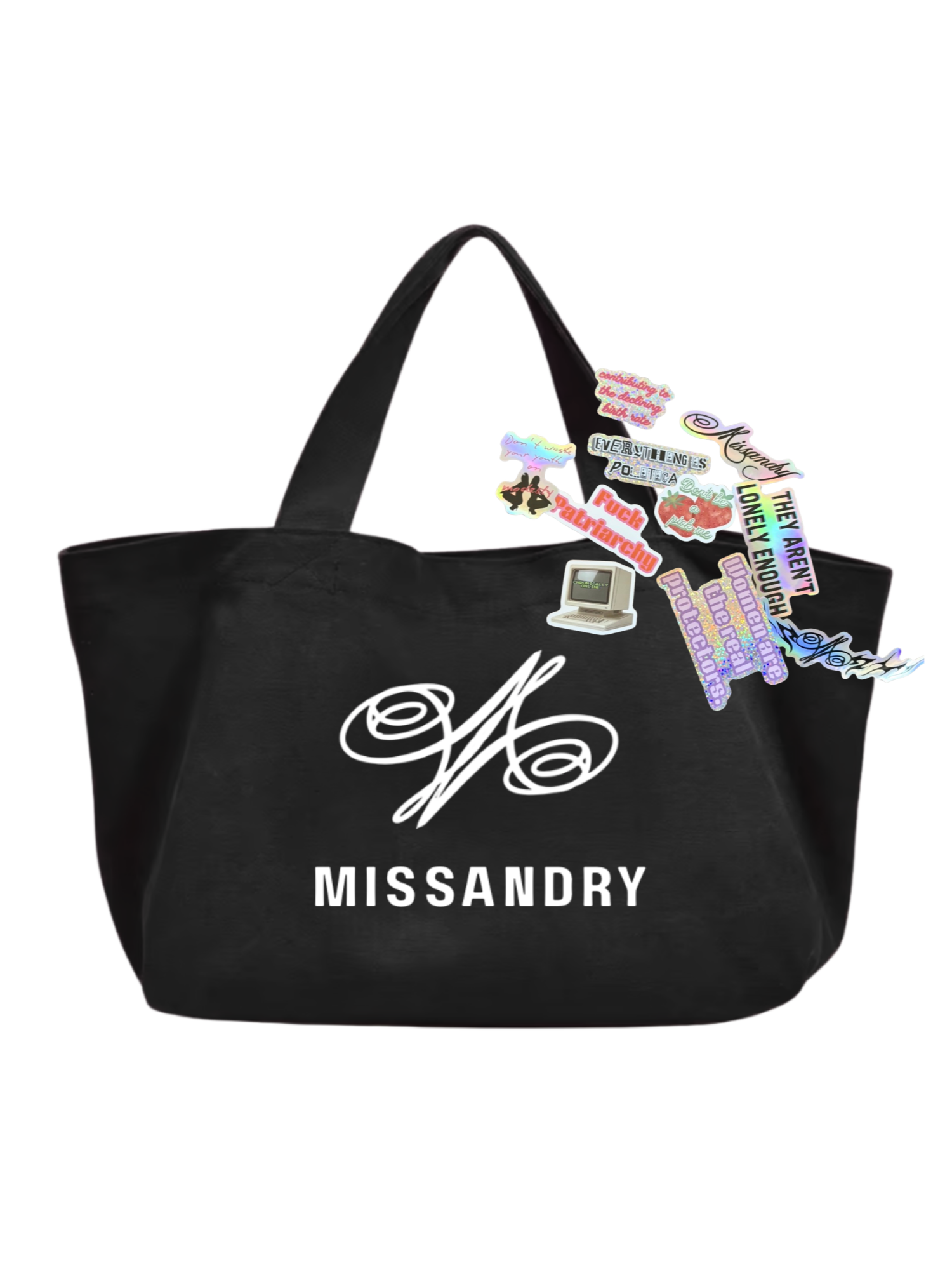 THE EVERY DAY TOTE + STICKER BUNDLE ($65 VALUE)