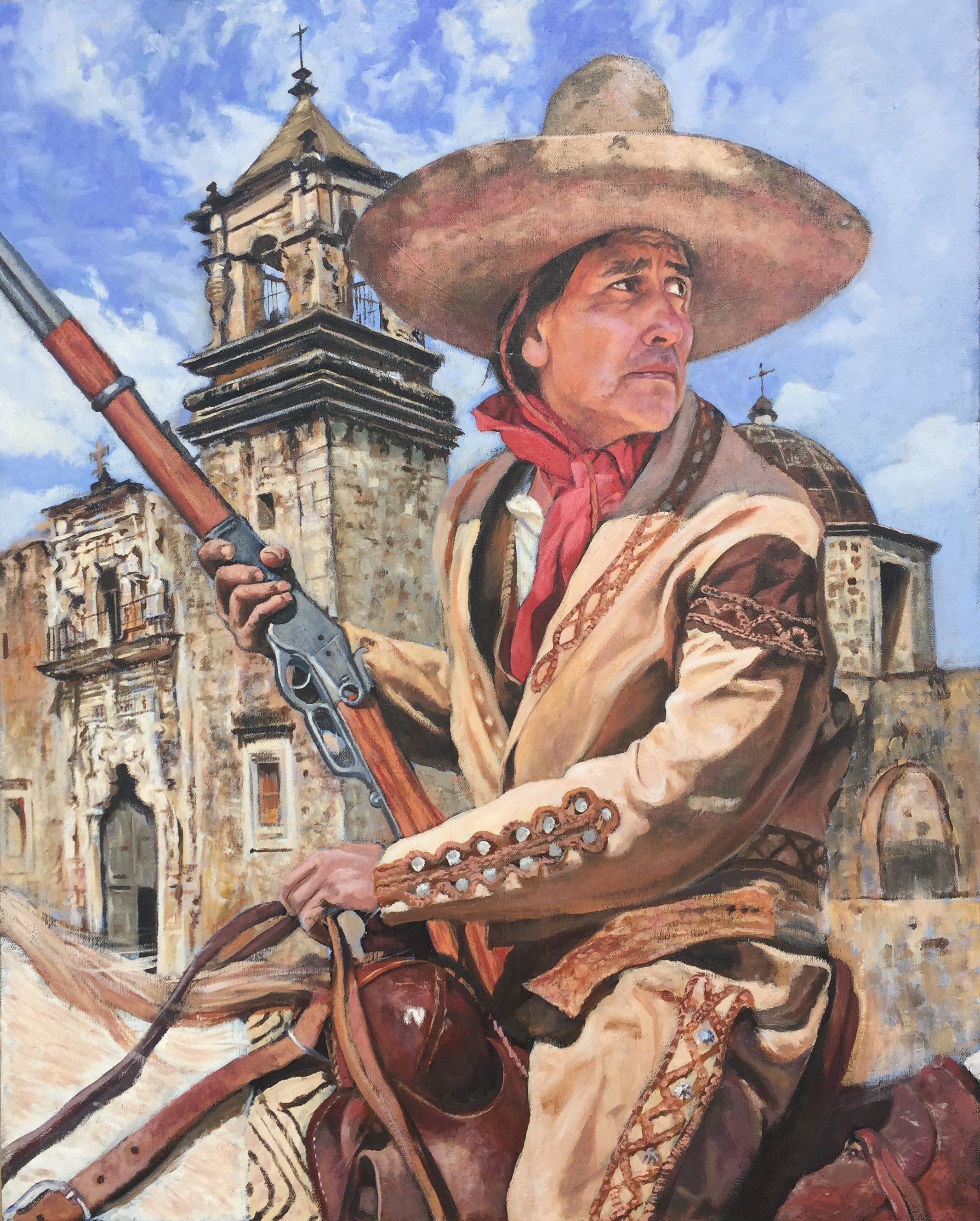 Guarding the Mission 30x24