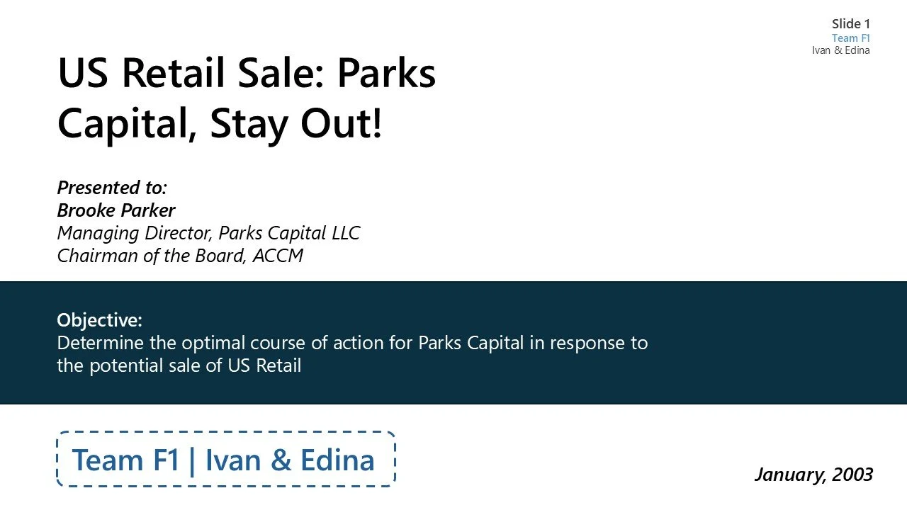 Parks Capital - LBO