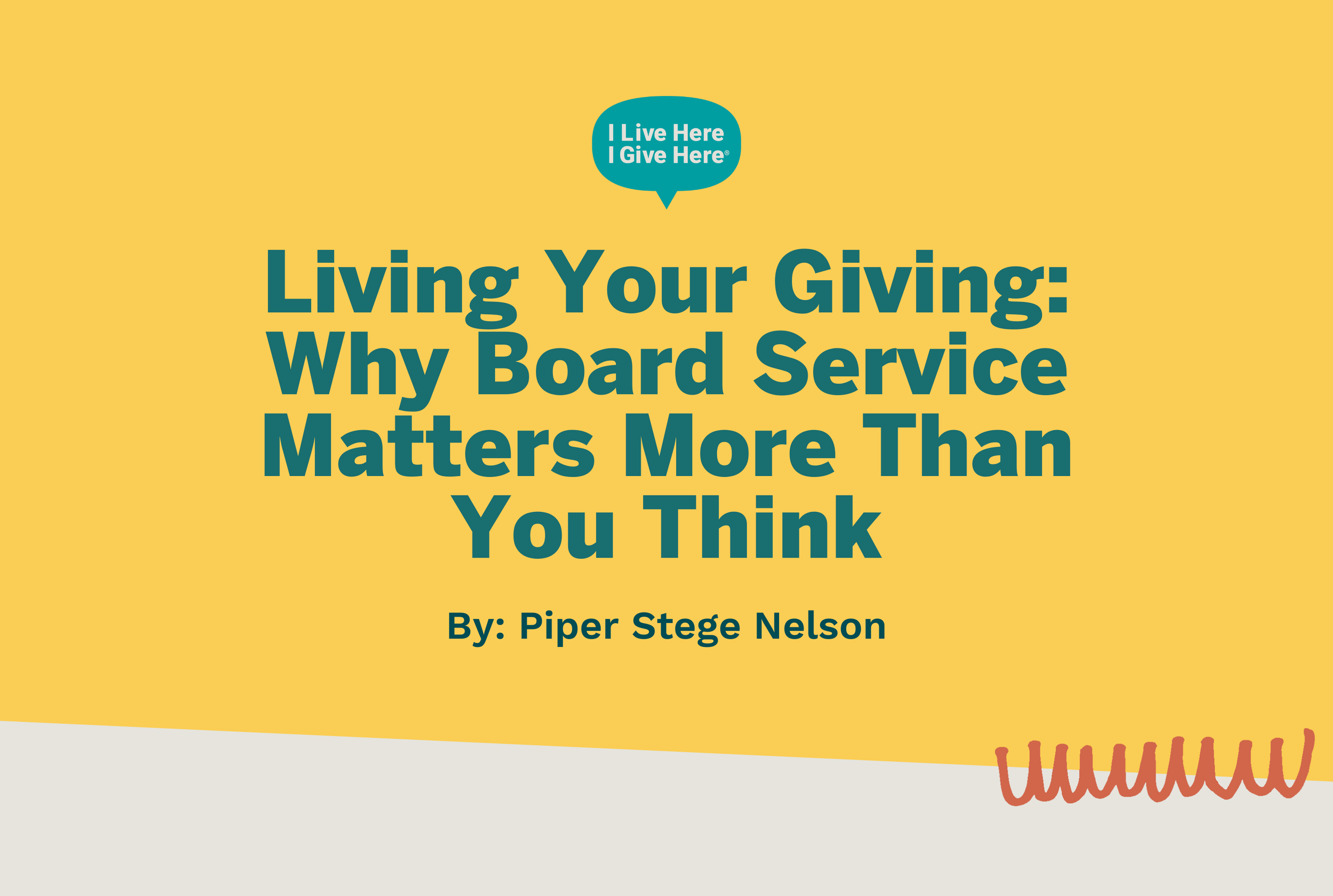 Living Your Giving Through Nonprofit Board Service: The Why &amp; How!&nbsp;