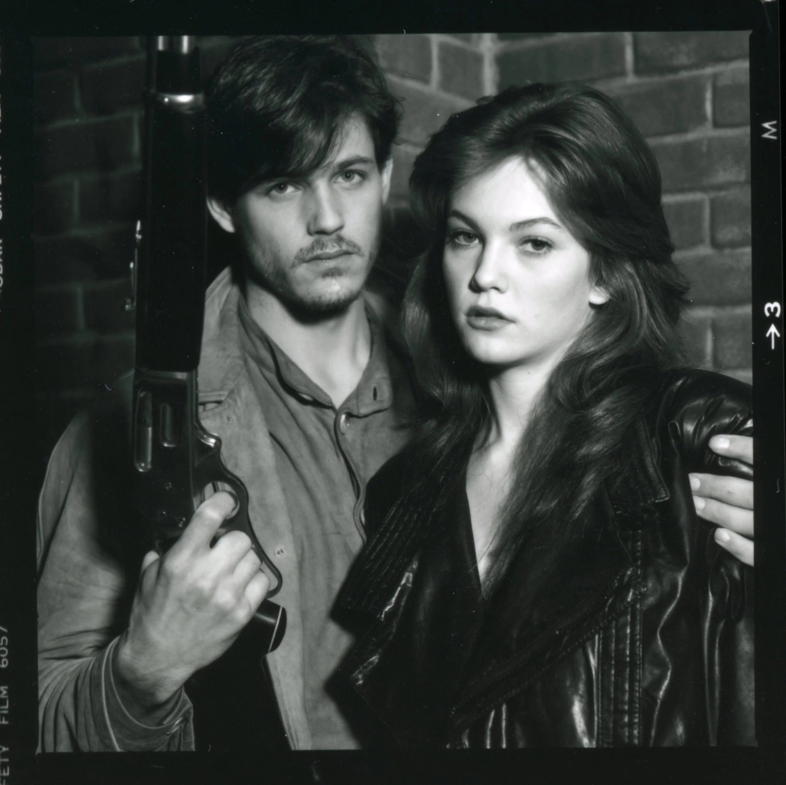 Michael Paré and Diane Lane